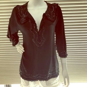 BCBG sequined top